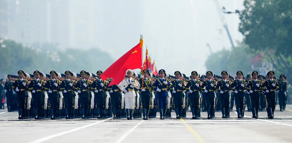 甘肅信合工程設(shè)計(jì)有限公司組織集體觀看閱兵儀式，威武之師激勵(lì)奮發(fā)之志